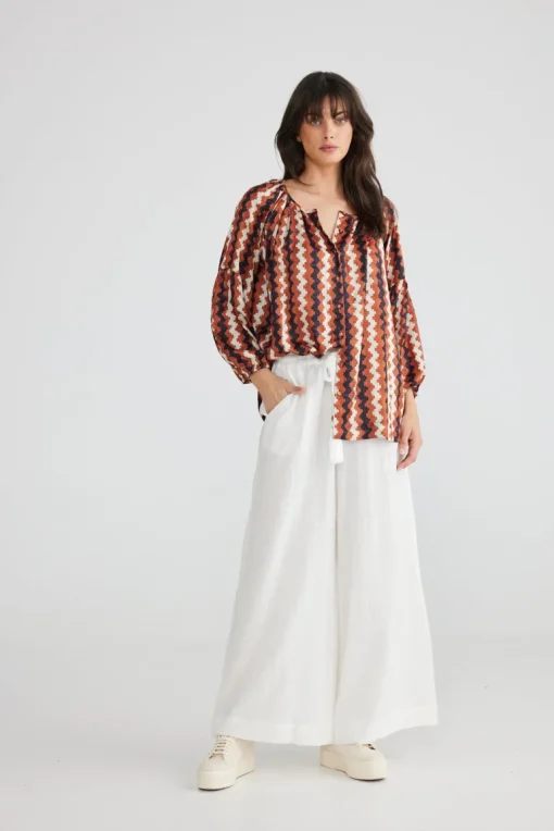 Talisman - Aquarius Top - Aztec - Womens Fashion