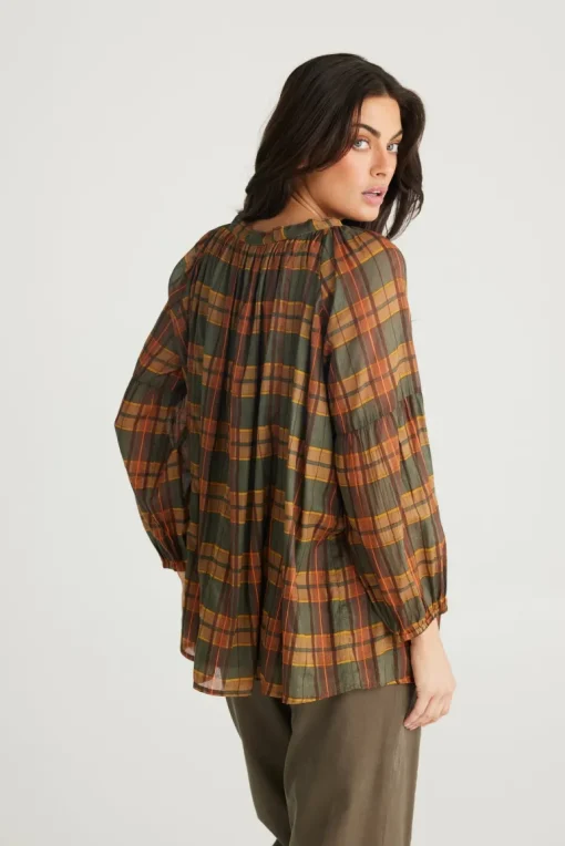 Talisman - Aquarius Top - Highlands Check - Womens Fashion