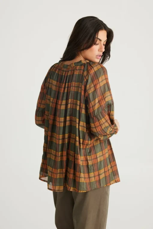 Talisman - Aquarius Top - Highlands Check - Womens Fashion