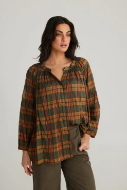 Talisman - Aquarius Top - Highlands Check - Womens Fashion