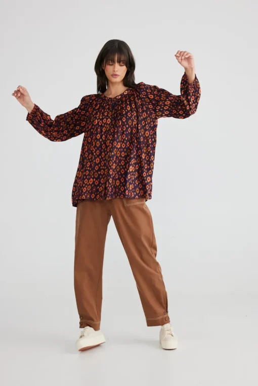 Talisman - Aquarius Top - Midnight Jewel - Womens Fashion
