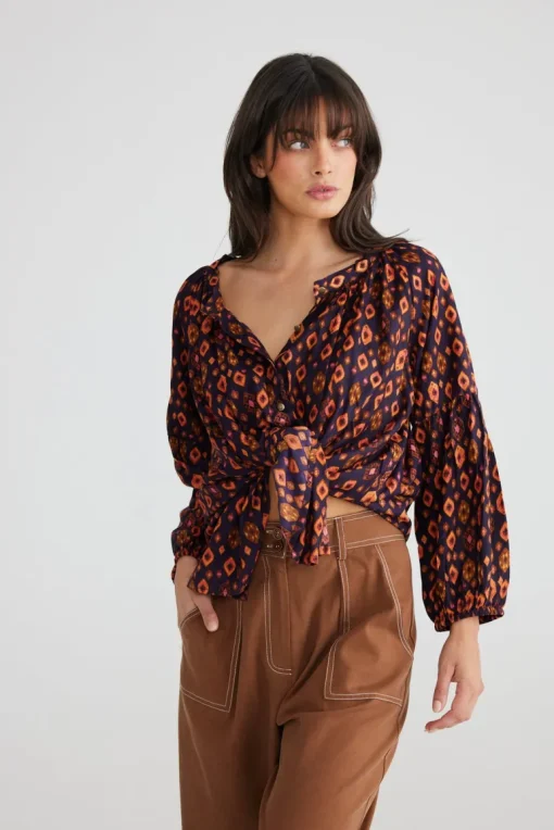 Talisman - Aquarius Top - Midnight Jewel - Womens Fashion