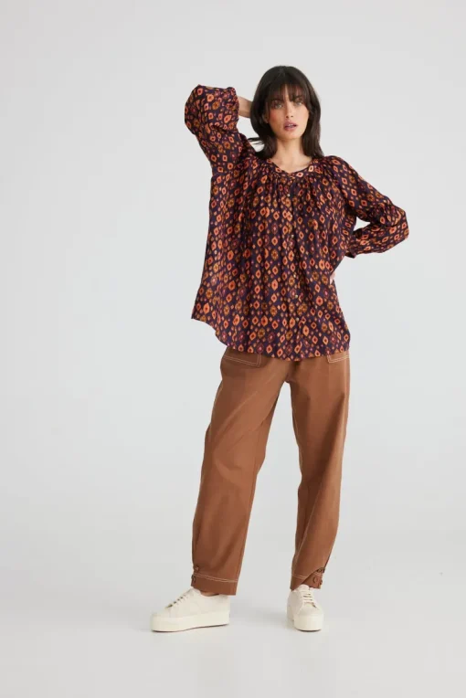 Talisman - Aquarius Top - Midnight Jewel - Womens Fashion