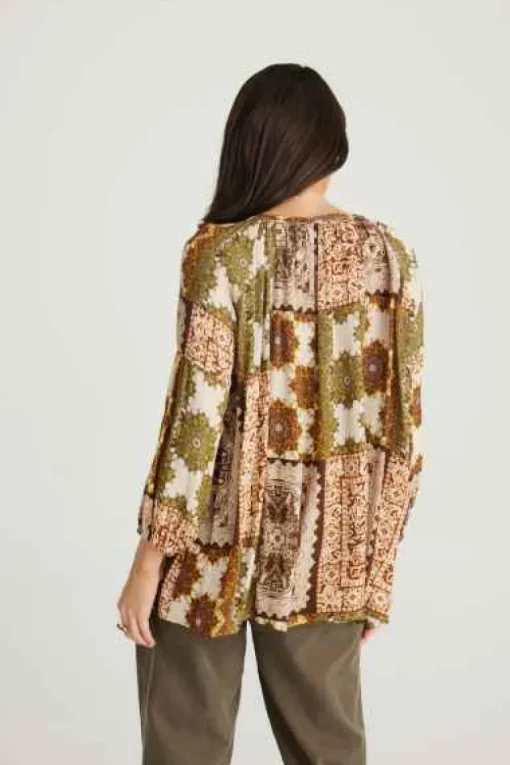 Talisman - Aquarius Top - Paisley Gardens - Womens Fashion