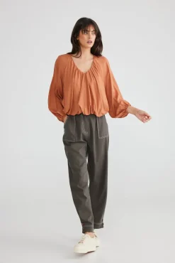 Talisman - Fleetwood Shirt - Caramel - Womens Fashion