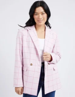 Tansy Check Blazer