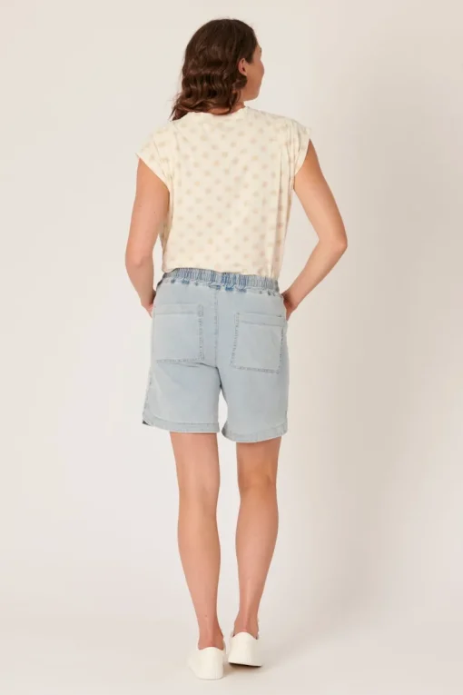 The LABoratory - Beach Shorts - Light Blue - Womens Fashion