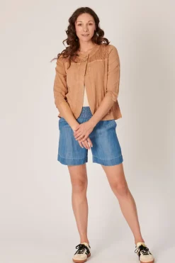The LABoratory - Panel Jacket - Toffee - Womens Fashion