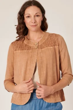 The LABoratory - Panel Jacket - Toffee - Womens Fashion
