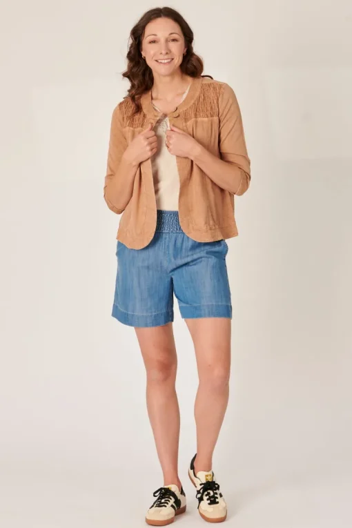 The LABoratory - Panel Jacket - Toffee - Womens Fashion