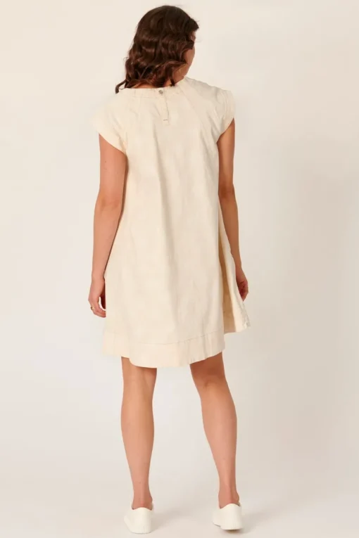 The LABoratory - Pleat Detail - Dress - Dove Floral - Womens Fashion