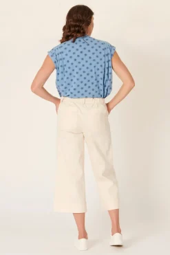 The LABoratory - Wide Cuff Culotte - Dove - Womens Fashion