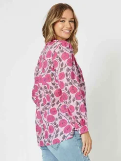 Threadz - Getaway Tunic - Hot Pink - Womens Fashion