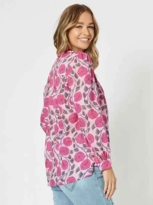 Threadz - Getaway Tunic - Hot Pink - Womens Fashion