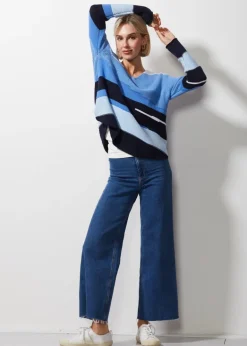 Zaket & Plover - Chunky Cotton V Knit - White - Womens Fashion
