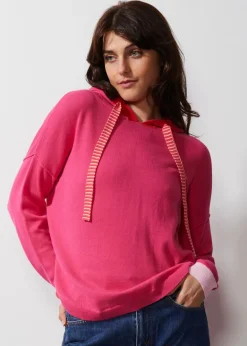 Zaket & Plover - Fun Hoodie - Pink - Womens Fashion